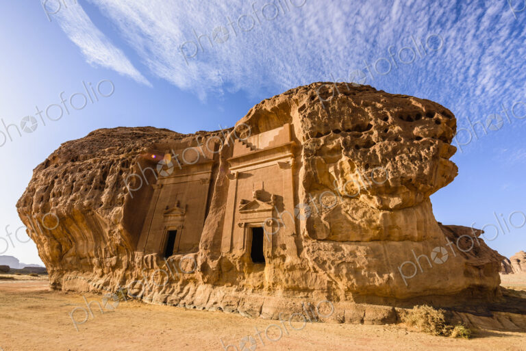 Hegra, also known as Madain Salih, or Al-?ijr, archaeological site, Nabatean carved…